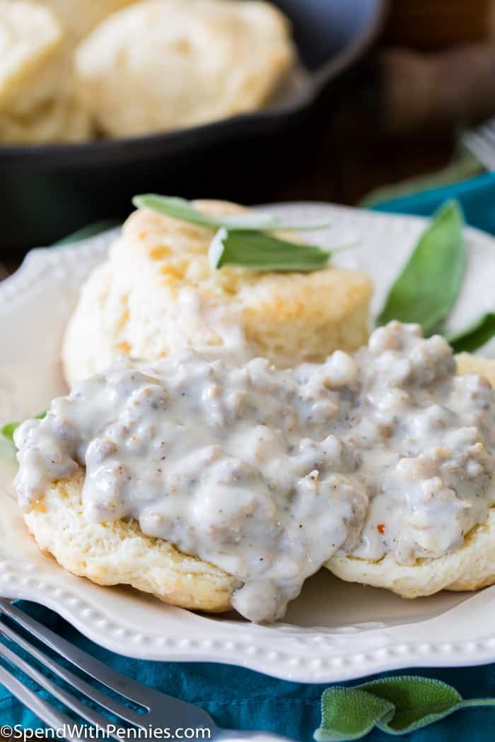 Home Made Breakfast Gravy
 Biscuits and Gravy Spend With Pennies