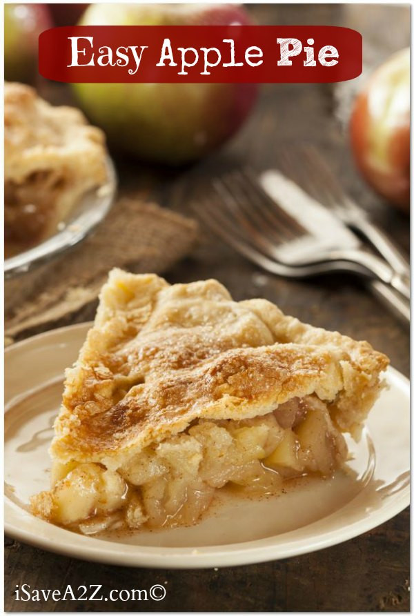 Homemade Apple Pie Recipe
 Easy Apple Pie Recipe You won t believe how simple this is
