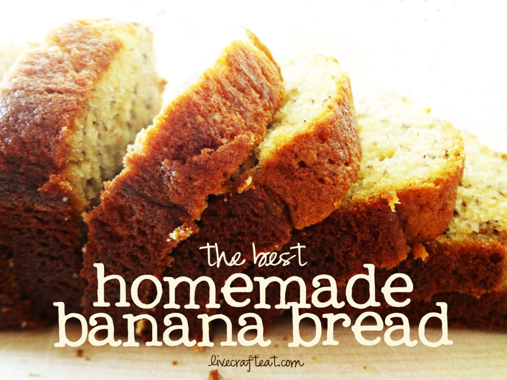 Homemade Banana Bread
 the best homemade banana bread recipe