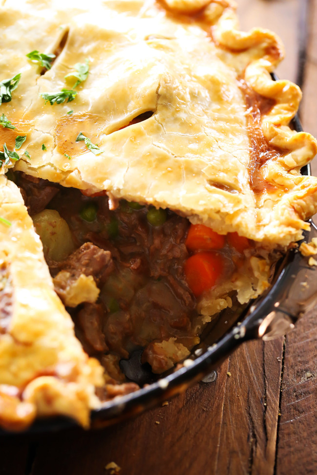 Homemade Beef Pot Pie
 beef pot pie with homemade noodles