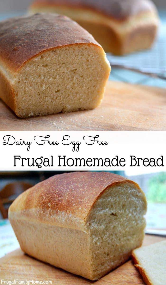 Homemade Bread Recipes
 Frugal Homemade Bread Recipe Dairy Free Egg Free