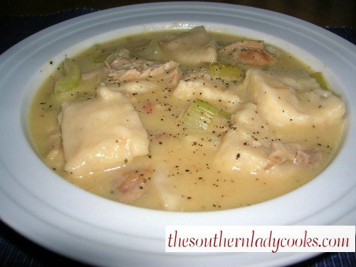 Homemade Chicken And Dumplings
 CHICKEN AND DUMPLINGS EASY RECIPE The Southern Lady Cooks