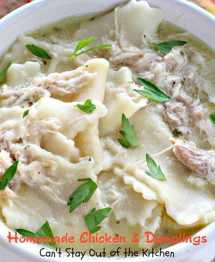 Homemade Chicken And Dumplings
 Gluten Free Condensed Cream of Chicken Soup Can t Stay