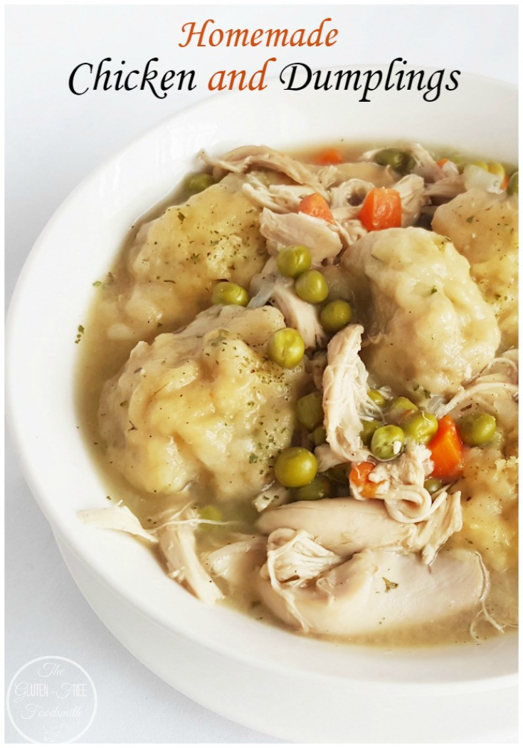 Homemade Chicken And Dumplings
 Homemade Chicken and Dumplings The Gluten Free Foodsmith