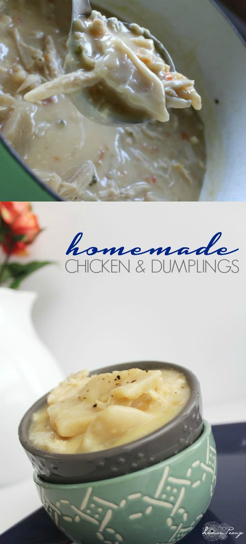 Homemade Chicken And Dumplings
 Homemade Chicken and Dumplings Recipe