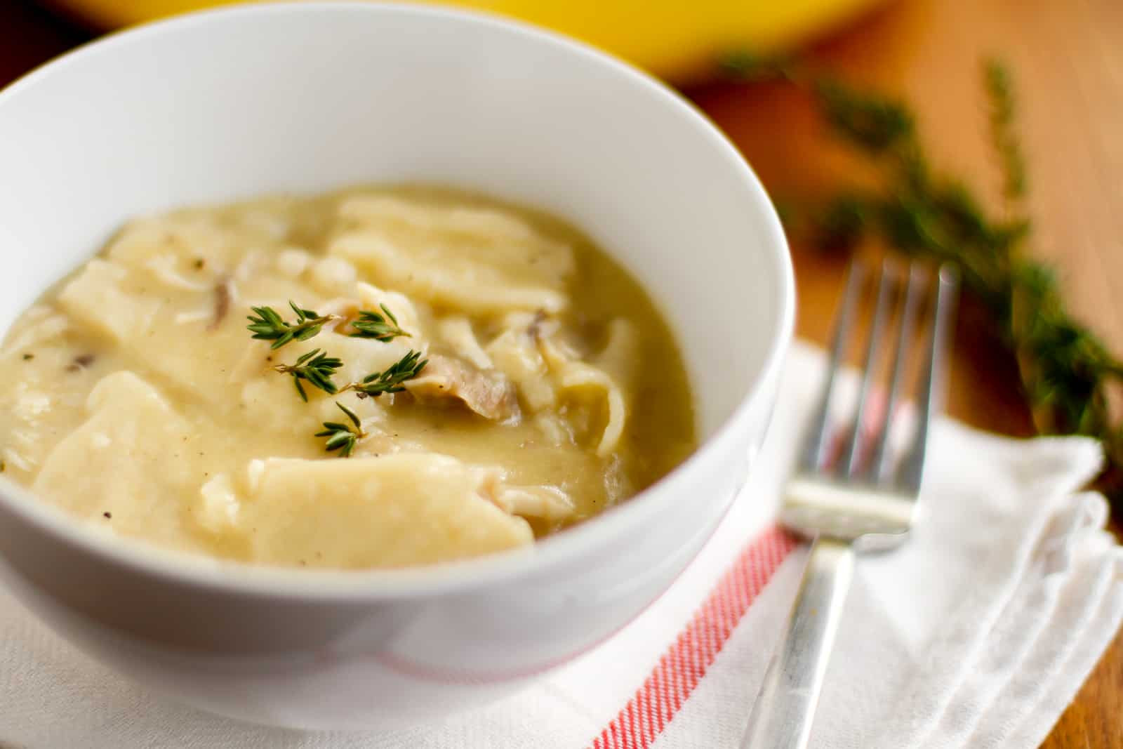 Homemade Chicken And Dumplings
 Homemade Chicken and Dumplings Recipe