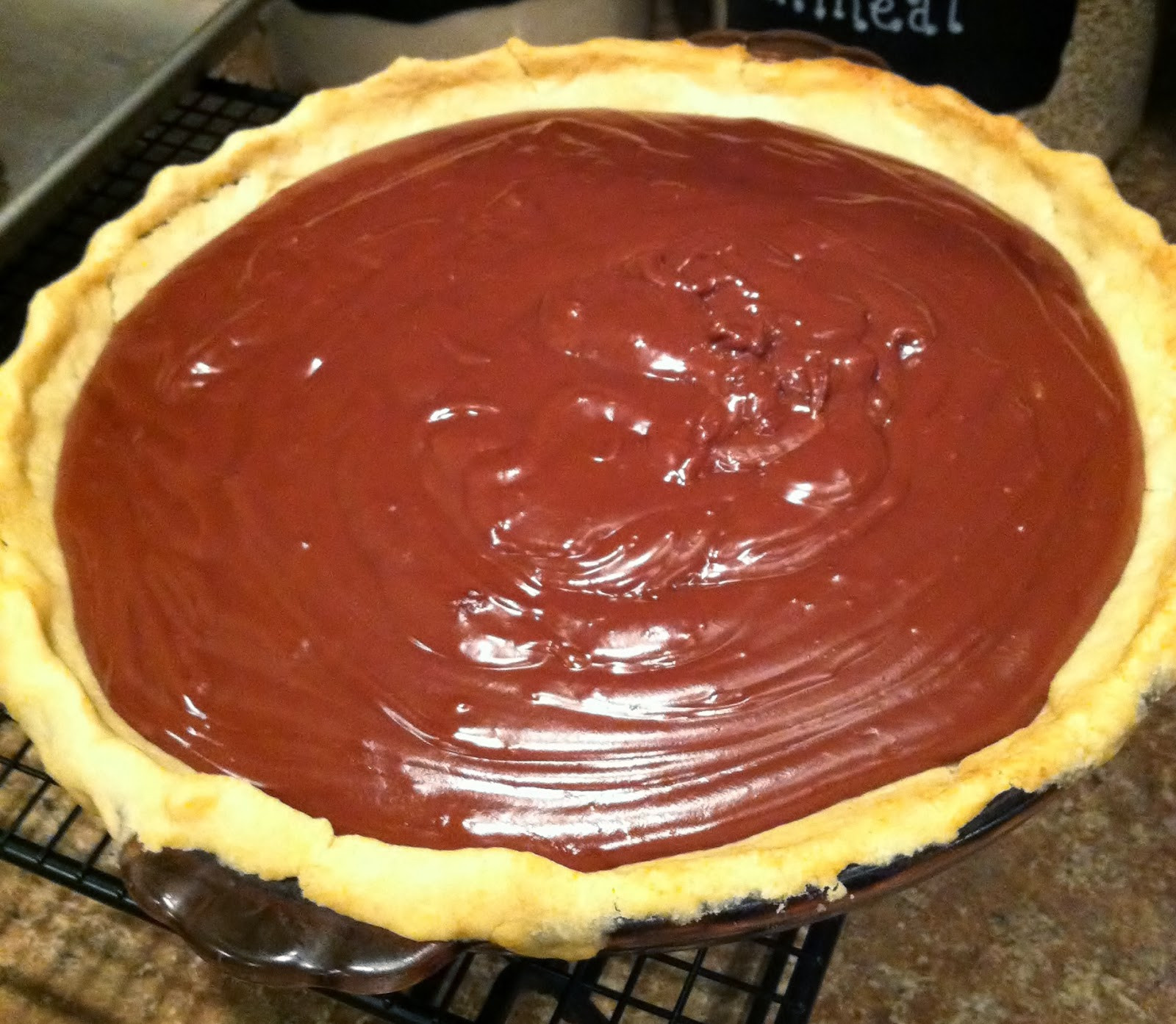 Homemade Chocolate Pie
 Natural Homemade Living Homemade Chocolate Pie