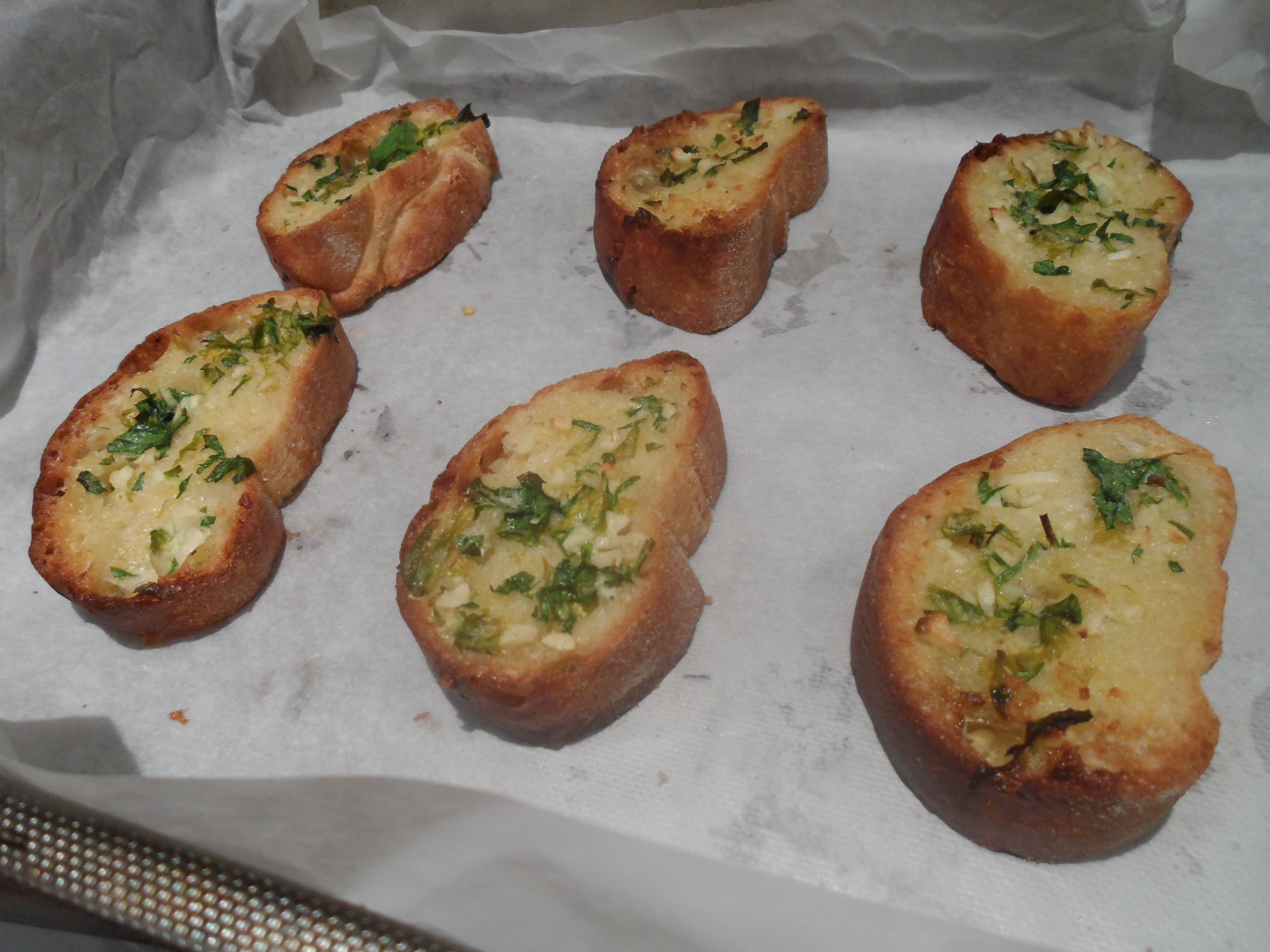 Homemade Garlic Bread
 Homemade garlic Bread The healthy hangover