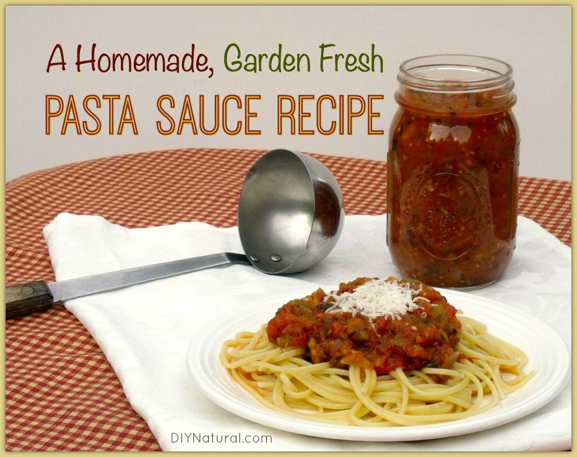 Homemade Pasta Sauce Recipe
 Tasty Pasta Sauce Recipe with Plenty of Garden Ve ables