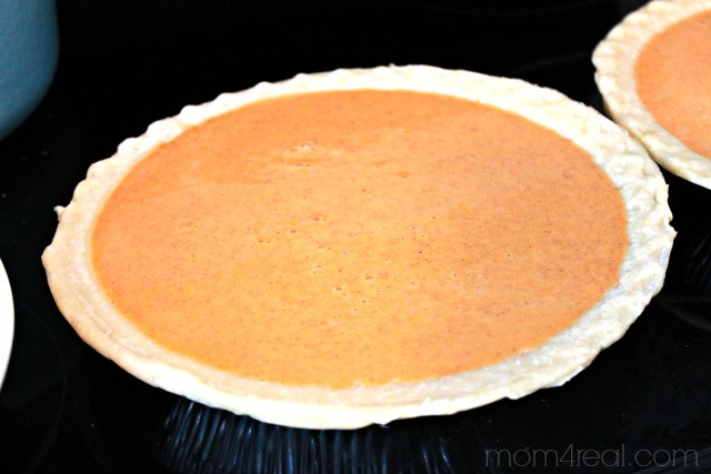Homemade Pumpkin Pie Recipe
 Pumpkin Pie Recipe Thankful At Home Mom 4 Real