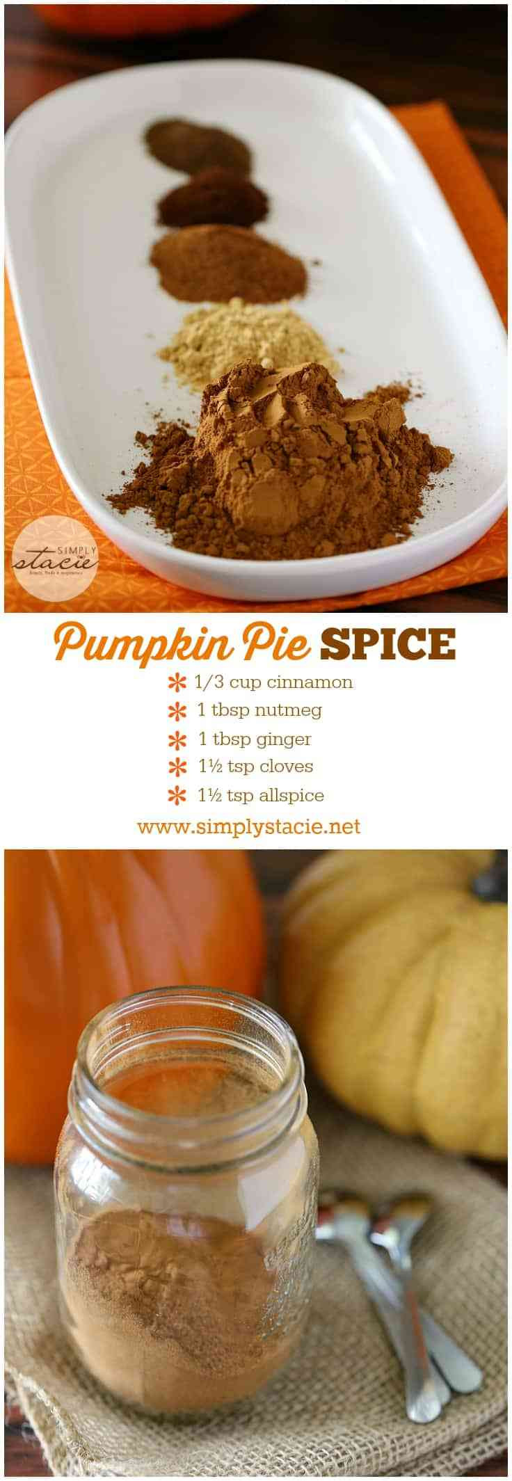 Homemade Pumpkin Pie Spice
 Homemade Pumpkin Pie Spice Simply Stacie