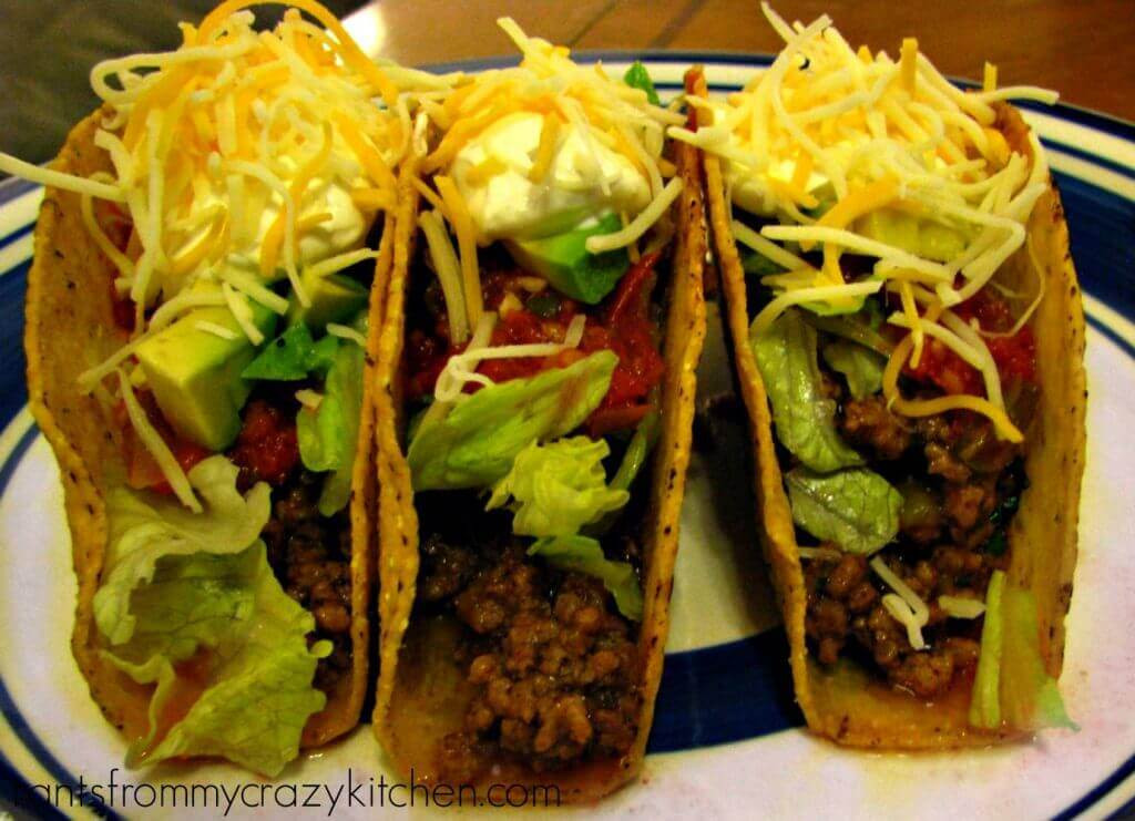 Homemade Taco Seasoning For Ground Beef
 Ground Beef Tacos with Homemade Taco Seasoning and a