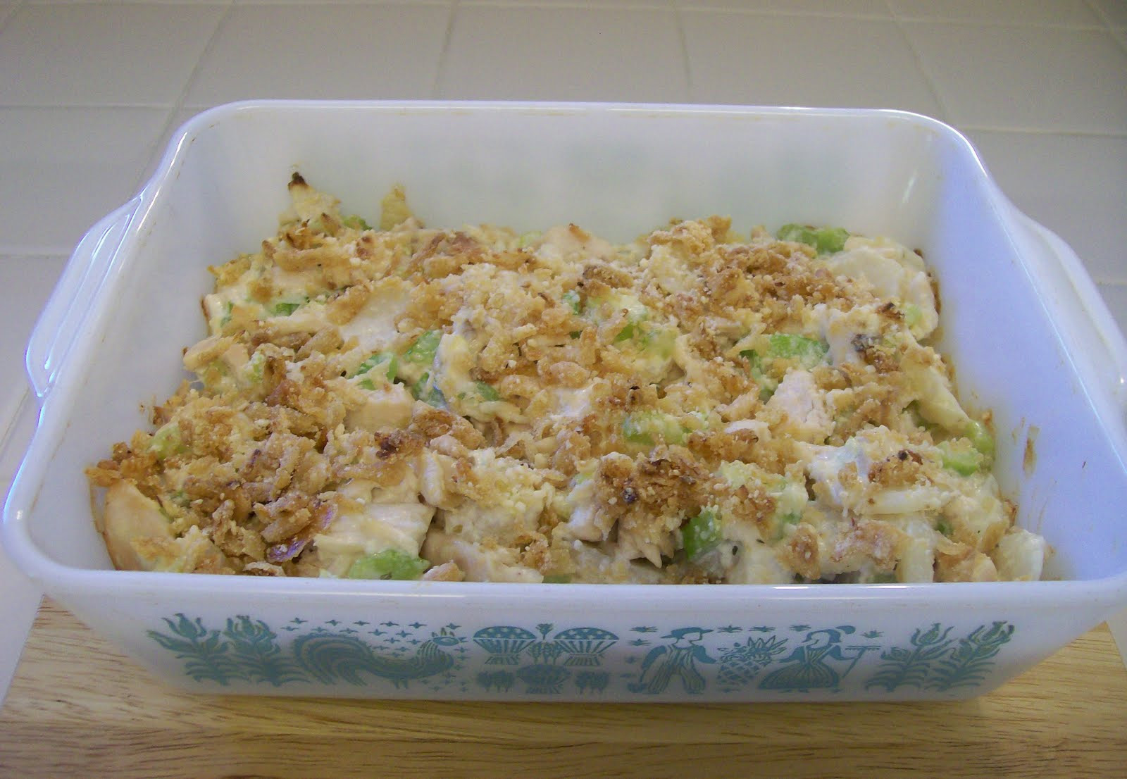 Hot Chicken Salad Casserole
 theworldaccordingtoeggface Weekend Eats Protein Ice