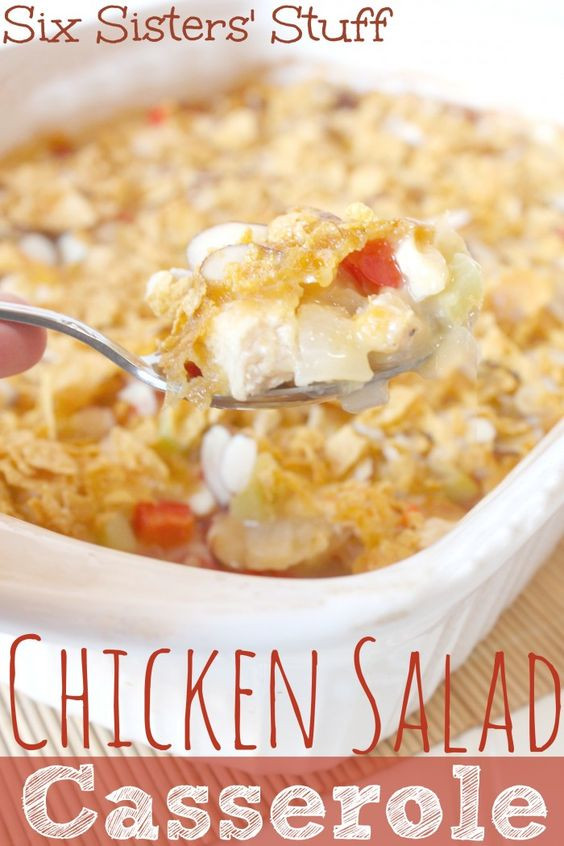 Hot Chicken Salad Casserole
 Pinterest • The world’s catalog of ideas