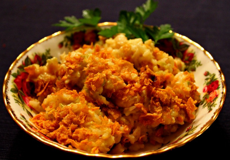 Hot Chicken Salad Casserole
 Sweet Tea and Cornbread Hot Chicken Salad Casserole