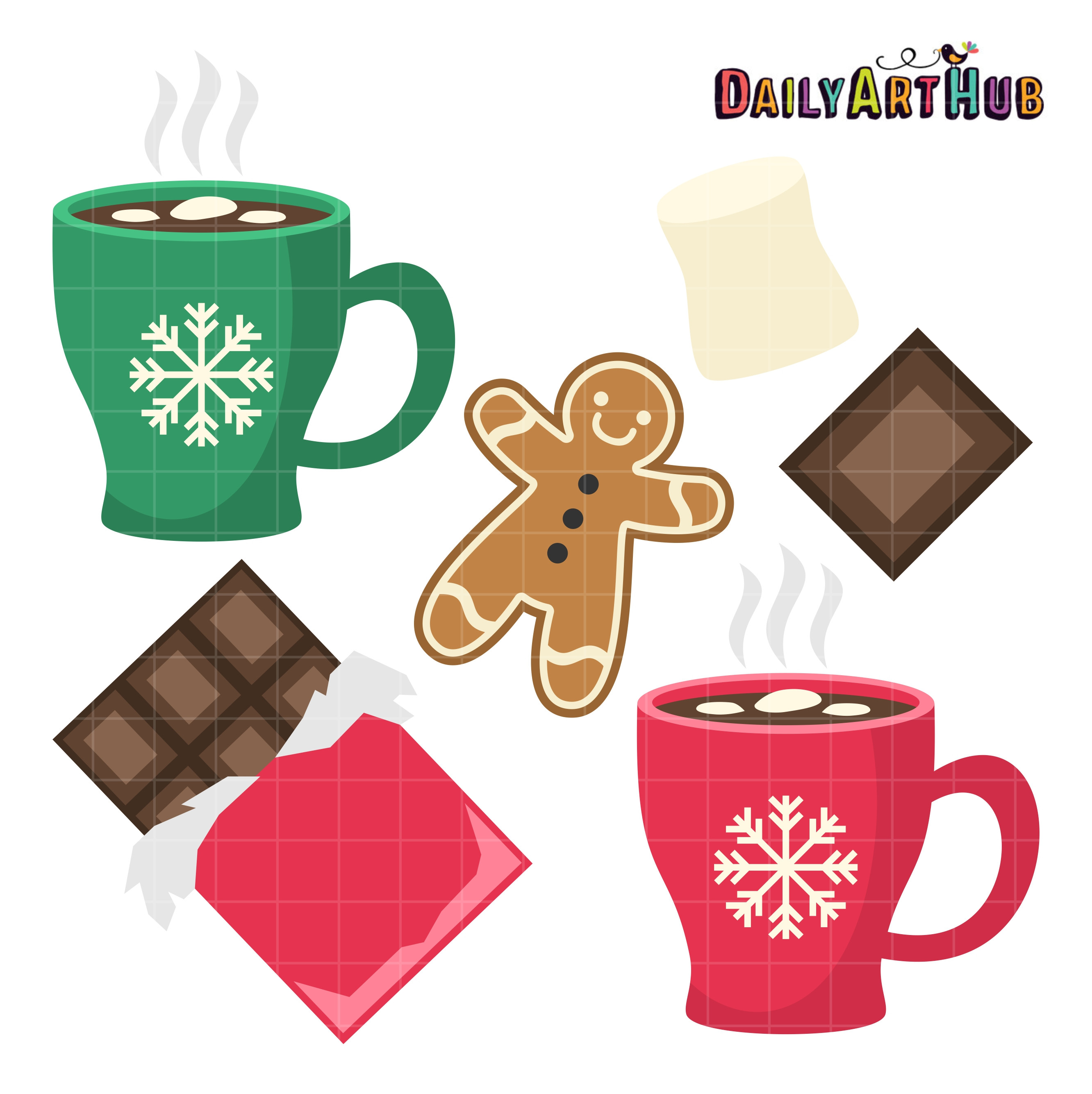 Hot Chocolate Clipart
 Hot Chocolate Clip Art Set