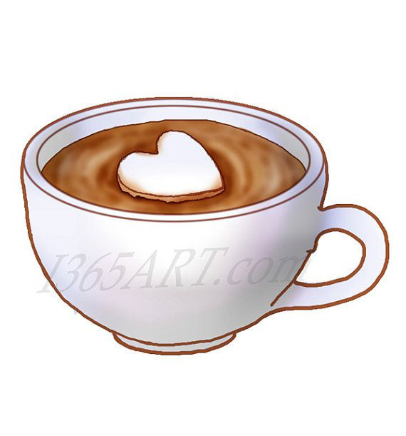 Hot Chocolate Clipart
 Hot Cocoa Cup Clipart Hot Cocoa Clip art Digital Graphic