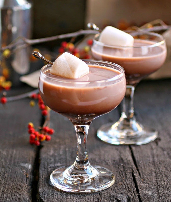 Hot Vodka Drinks
 2 HOT COCOA MARTINI