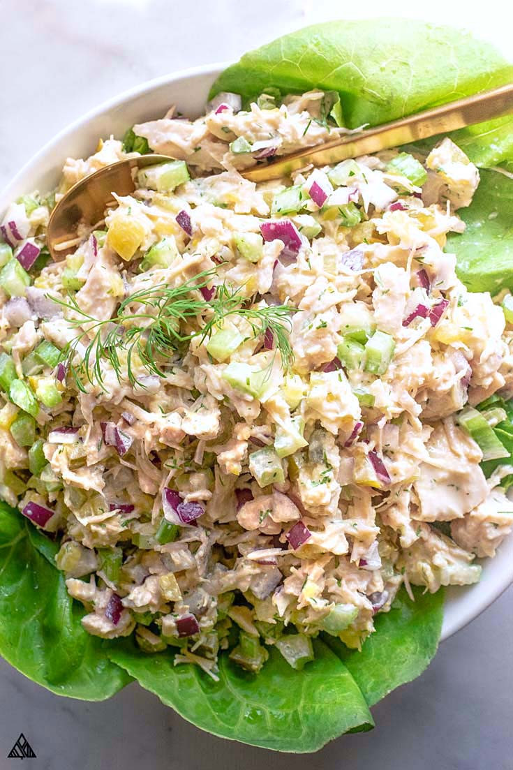 How Long Is Chicken Salad Good For
 BEST Canned Chicken Salad Recipe With Dill Pickles Red