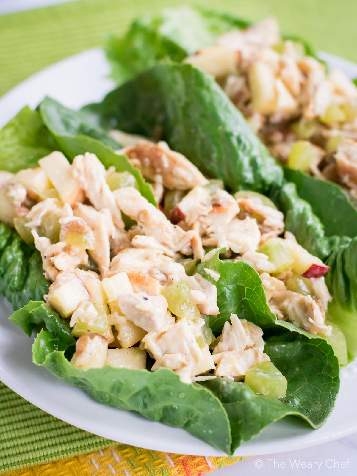 How Long Is Chicken Salad Good For
 Waldorf Chicken Salad Lettuce Wraps The Weary Chef