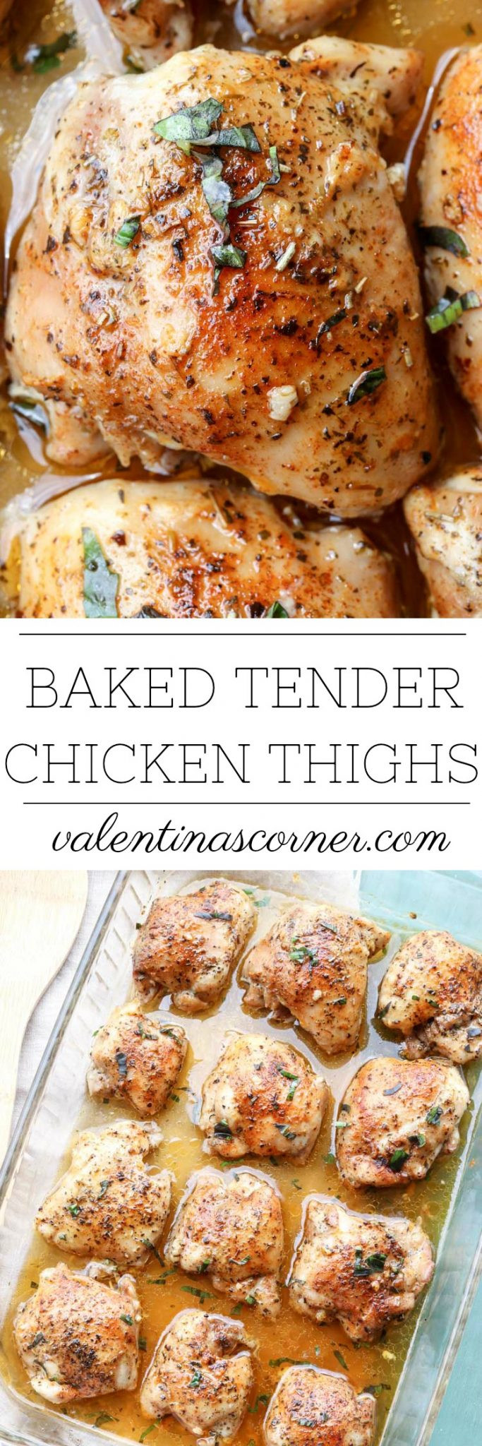 How Long To Bake Chicken Tenders At 375
 Baked Tender Chicken Thighs Recipe Valentina s Corner