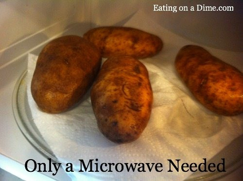 How Long To Bake Potato In Microwave
 Microwave Baked Potato How to bake a potato in the microwave