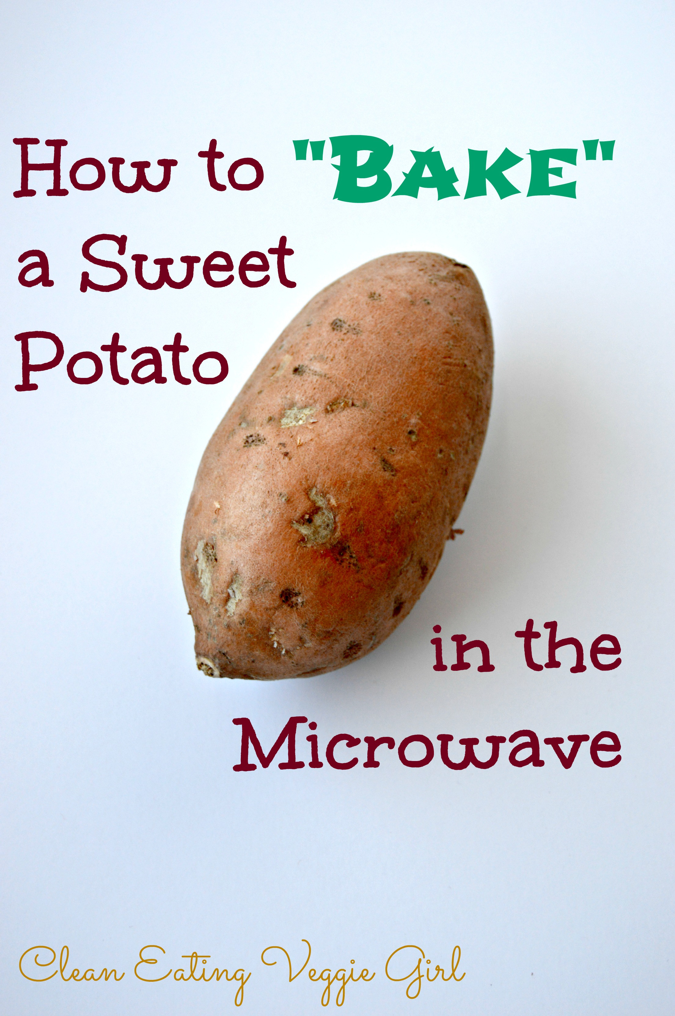 How Long To Bake Potato In Microwave
 How to Make a Baked Sweet Potato in the Microwave Clean