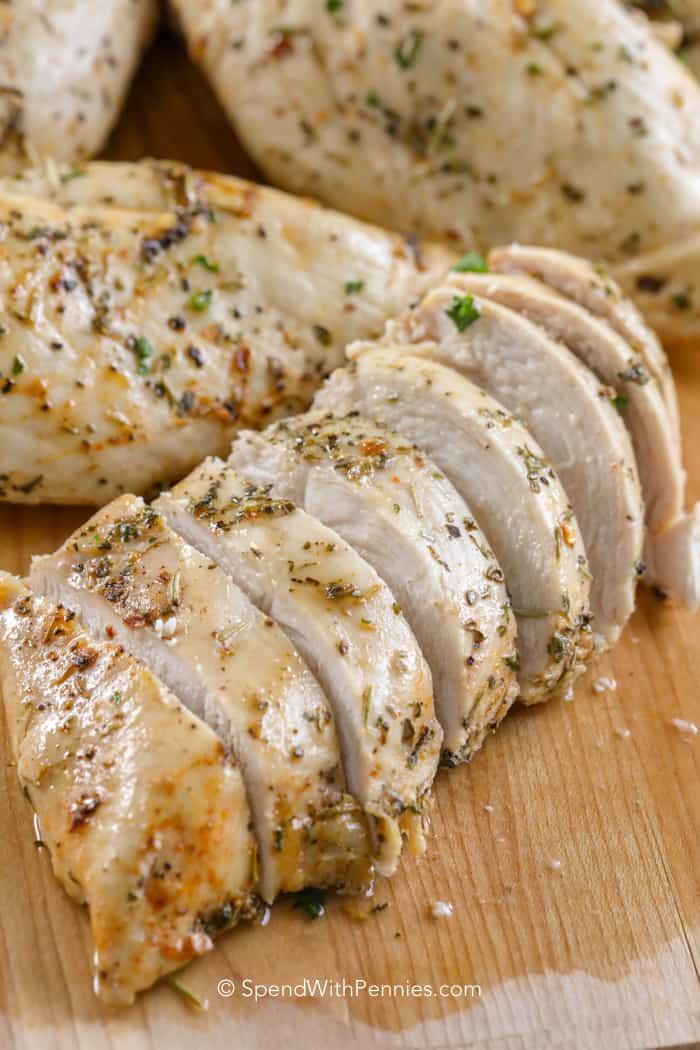How Long To Cook Chicken Breasts In The Oven
 Oven Baked Chicken Breasts Spend With Pennies