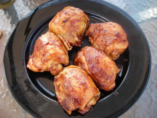 How Long To Grill Chicken Thighs
 Grilled Chicken Thighs Kansas City BBQ Style