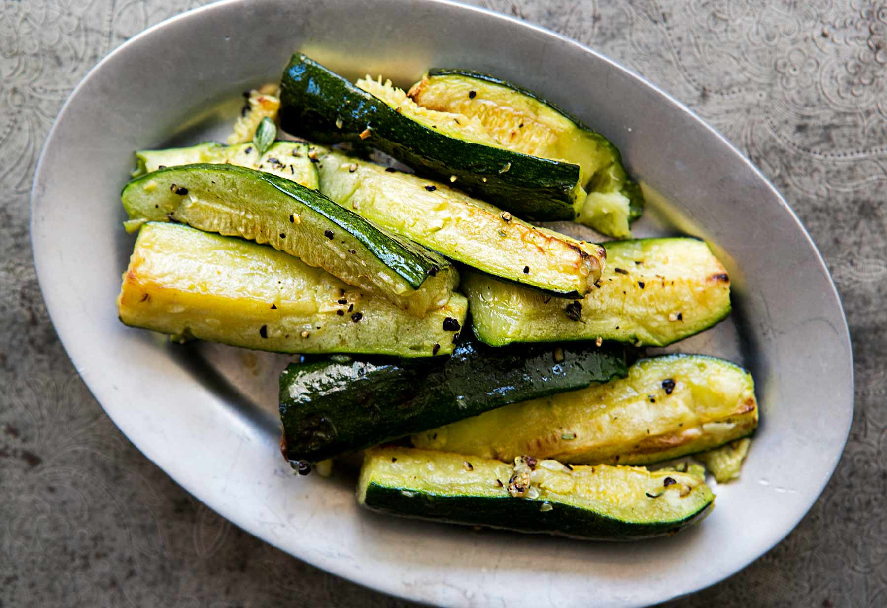 How Long To Grill Zucchini Roasted Zucchini with Garlic Recipe