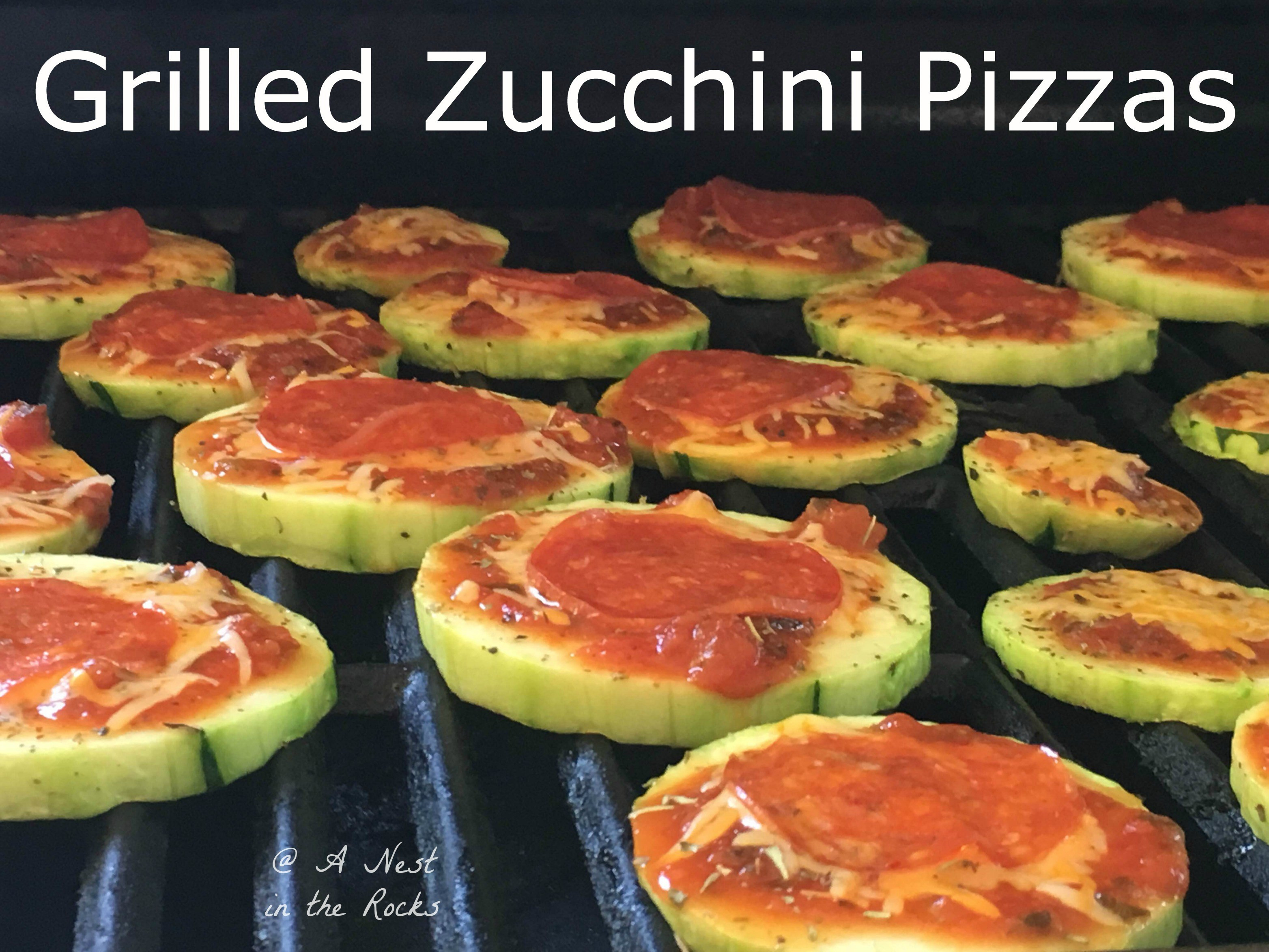 How Long To Grill Zucchini Grilled Zucchini Pizza A Nest in the Rocks