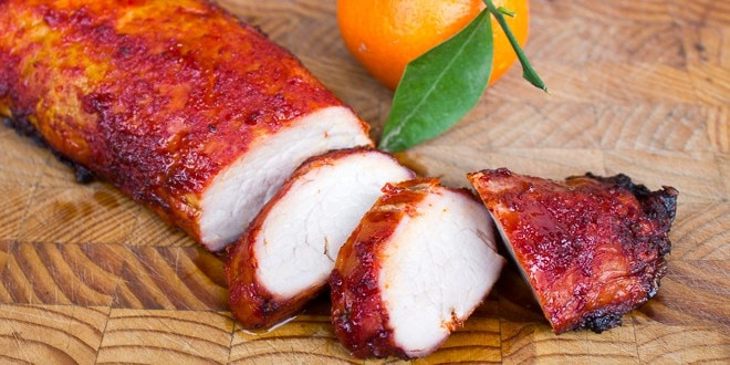 How Long To Smoke Pork Tenderloin
 Smoked Pork Tenderloin with Harissa and Tangerine Glaze