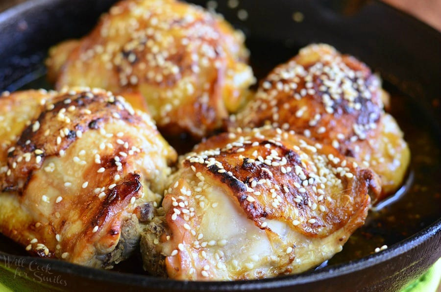 How Many Chicken Thighs In A Pound
 Sesame Roasted Chicken Thighs Will Cook For Smiles