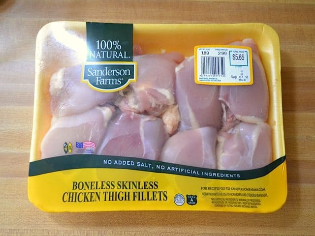 How Many Chicken Thighs In A Pound
 SNAP Challenge Soy Dijon Chicken Thighs with Sweet