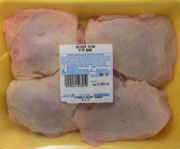 How Many Chicken Thighs In A Pound
 Chicken Thigh with Bone and Skin Per lb Livonia Glatt