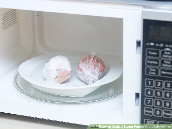 How To Bake A Potato In A Microwave
 How to Cook a Sweet Potato in the Microwave 11 Steps