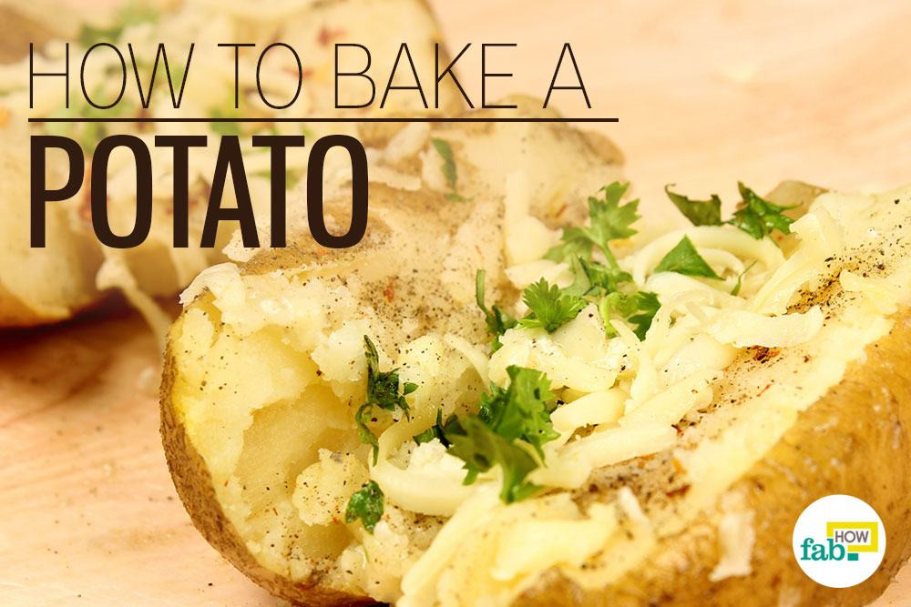 How To Bake A Potato In A Microwave
 How to Bake a Potato in Microwave and Oven