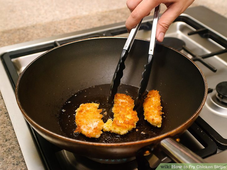 How To Fry Chicken Tenders
 How to Fry Chicken Strips 14 Steps with wikiHow