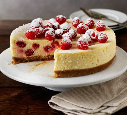 How To Make Cheese Cake
 Baked raspberry & lemon cheesecake recipe