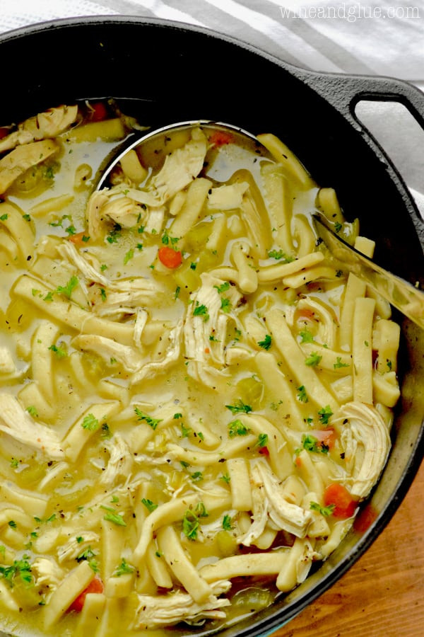 How To Make Homemade Chicken Noodle Soup
 Homemade Chicken Noodle Soup Wine & Glue