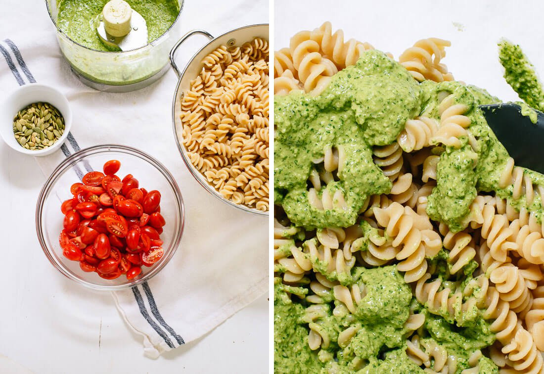 How To Make Macaroni Salad
 Pesto Pasta Salad Recipe Cookie and Kate