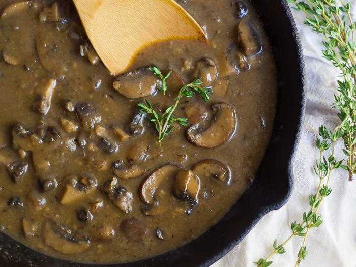 How To Make Mushroom Gravy
 Whiskey Mushroom Gravy Connoisseurus Veg