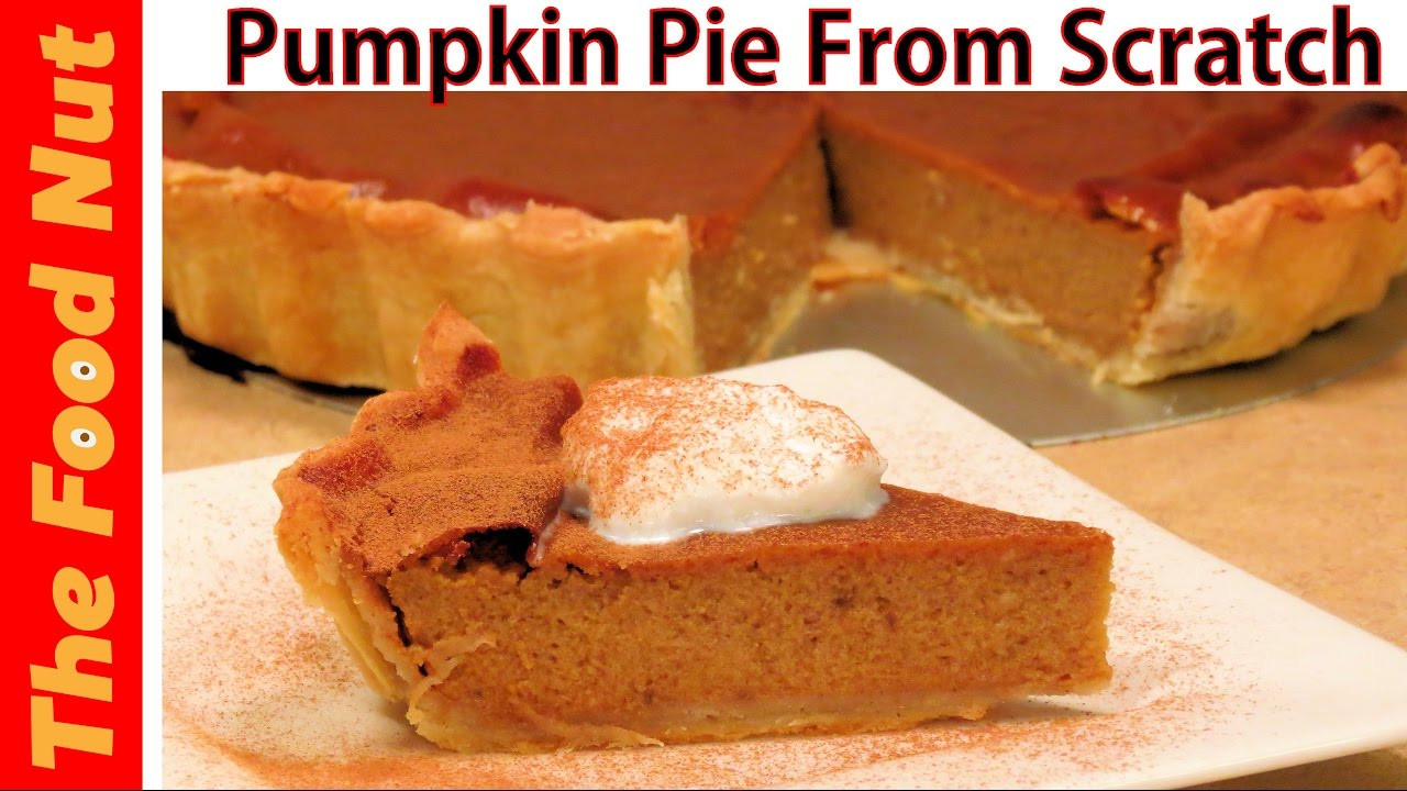 How To Make Pumpkin Pie From Scratch
 Homemade Pumpkin Pie From Scratch Recipe How To Make