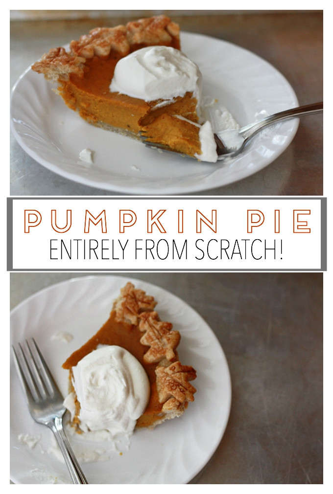 How To Make Pumpkin Pie From Scratch
 Pumpkin Pie From Scratch