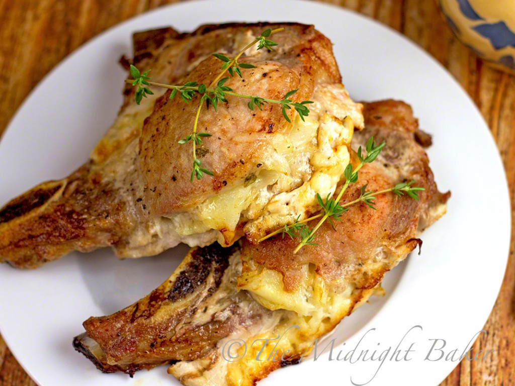 How To Make Stuffed Pork Chops
 Cheese & Potato Stuffed Pork Chops The Midnight Baker