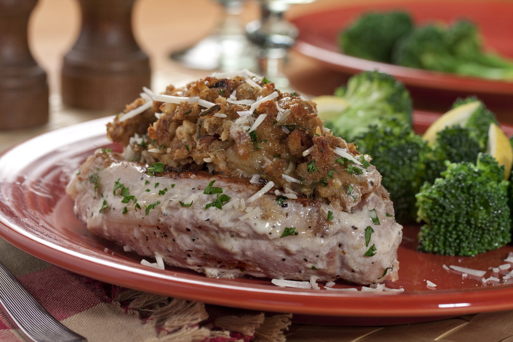 How To Make Stuffed Pork Chops
 Caesar Stuffed Pork Chops