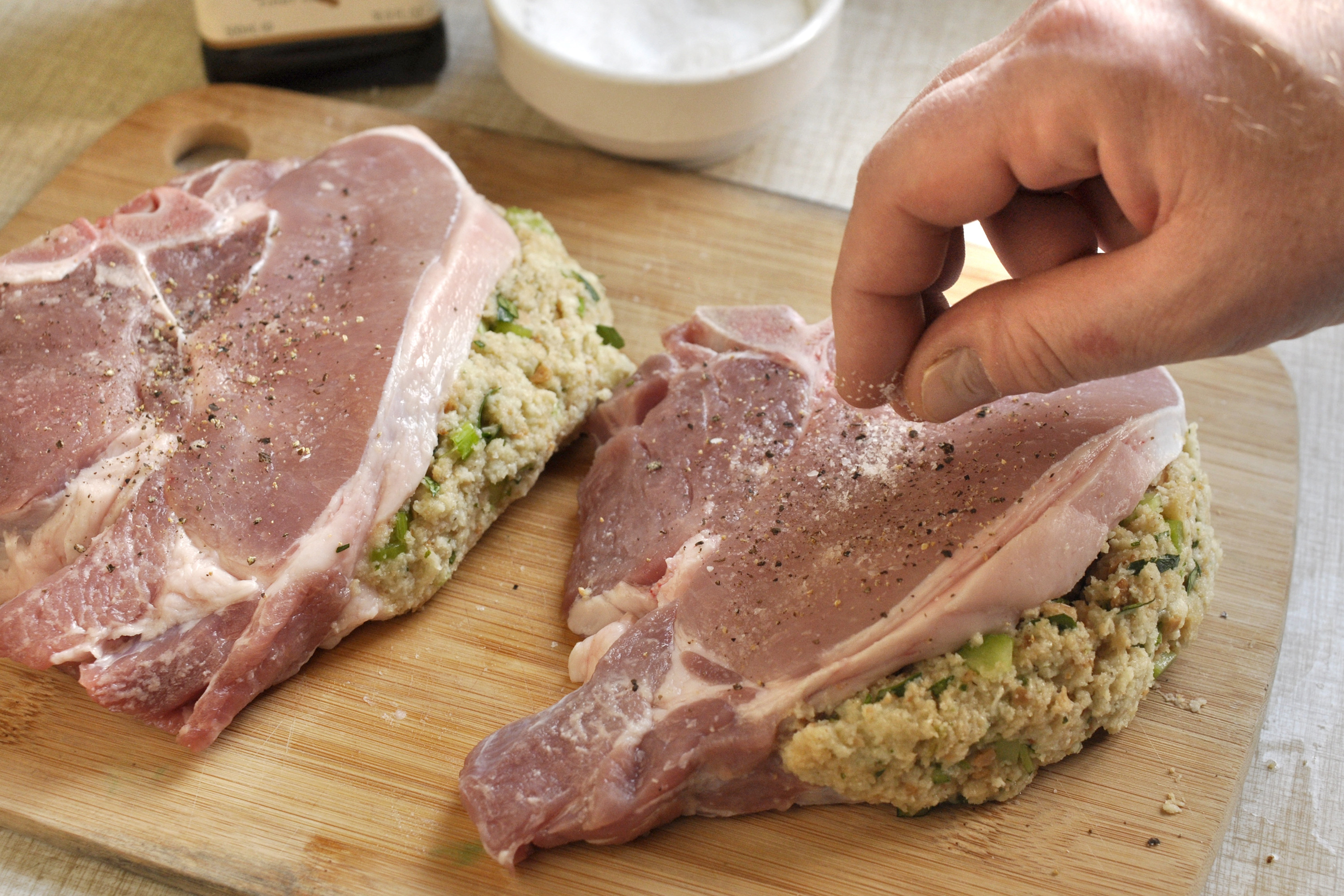 How To Make Stuffed Pork Chops
 How to Cook Pre Stuffed Pork Chops