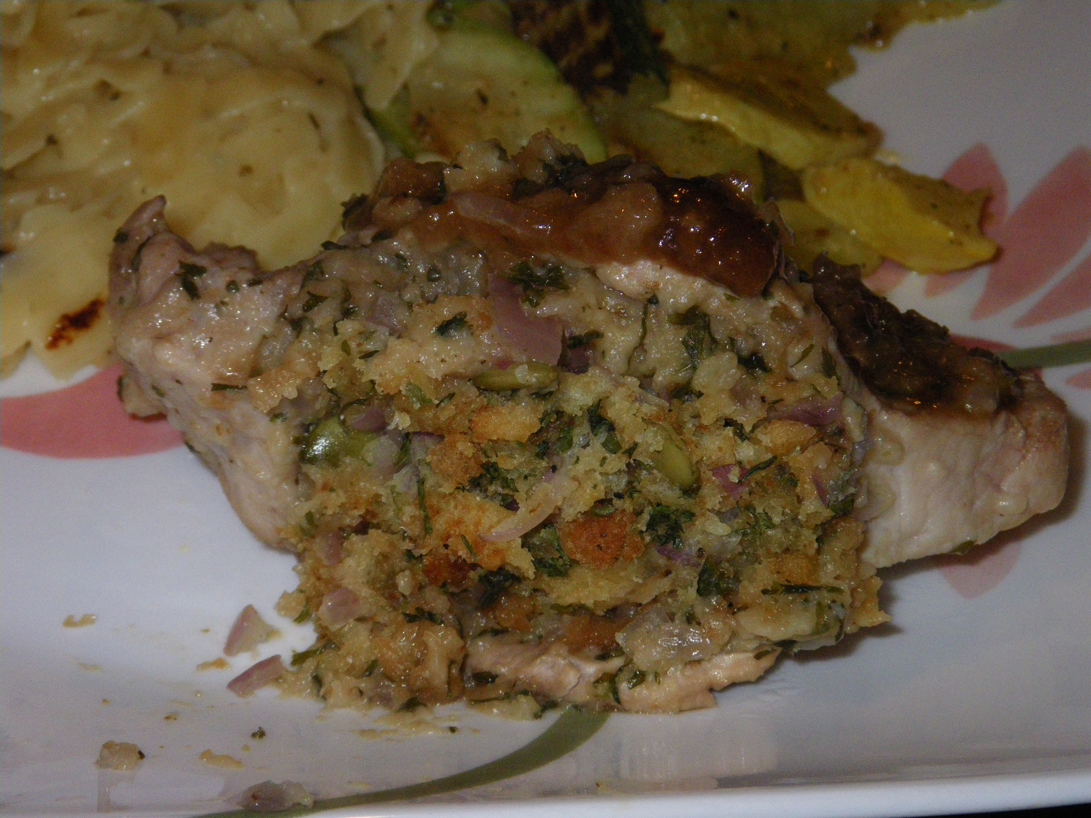 How To Make Stuffed Pork Chops
 Stuffed Pork Chops in a Wine Sauce