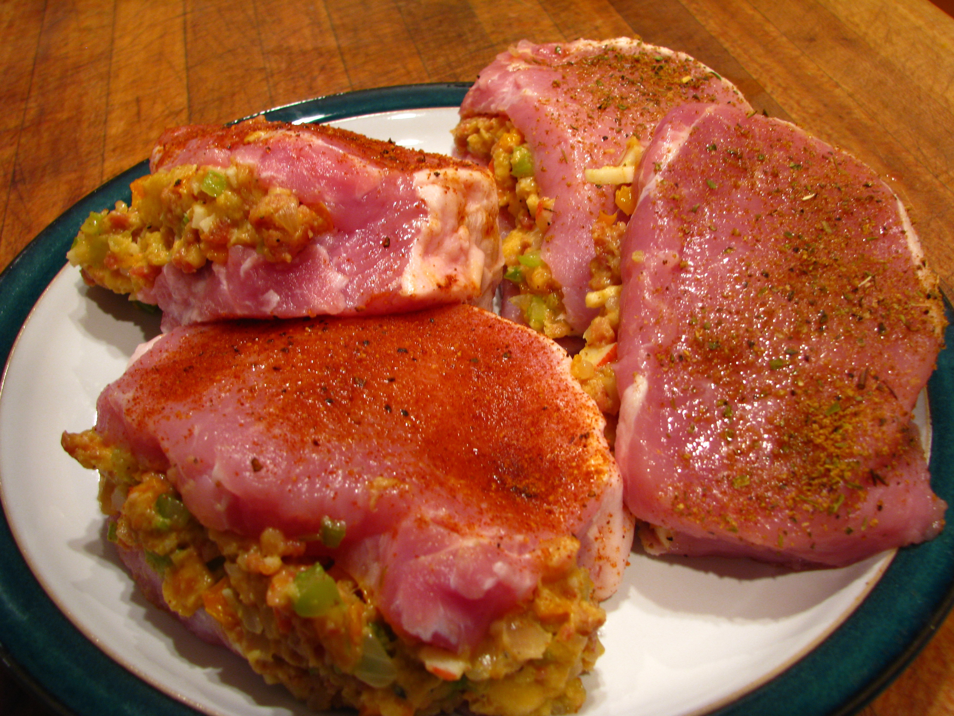 How To Make Stuffed Pork Chops
 Wood Fired Cajun Stuffed Pork Chops