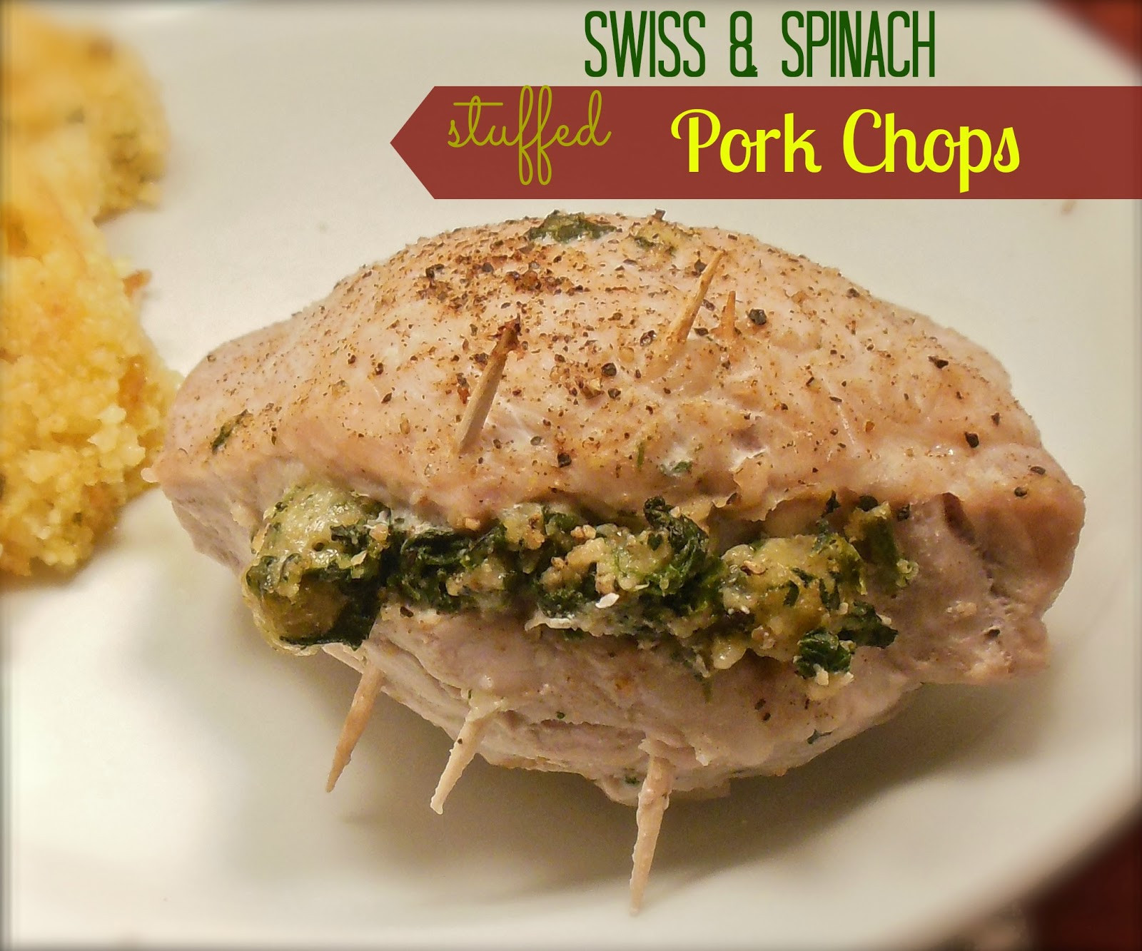 How To Make Stuffed Pork Chops
 Swiss and Spinach Stuffed Pork Chops – wonderful way to